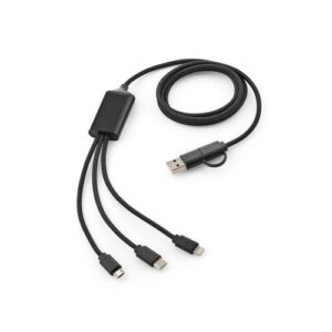 Turing Câble 5-en-1 en rPVC. 1,2 m. 10 W