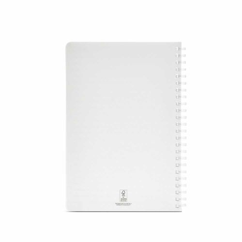 Cahier à spirales Horace A5 rPP.160 pages FSC de 70 g/m²