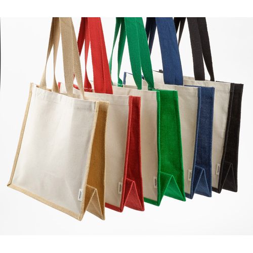 Sac de courses Maglic. Coton rCotton 300 g/m² et jute
