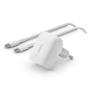 CHARGEUR SECTEUR RAPIDE USB-C 20W PD ET PPS + CABLE