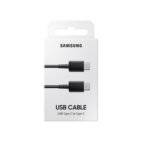 CABLE CHARGE ET SYNCHRO USB-C VERS TYPE-C 1M NOIR - EP-DA705BBE - ORIGINE SAMSUNG