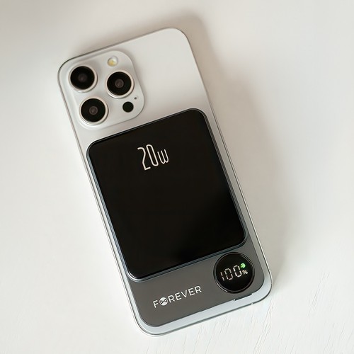 BATTERIE DE SECOURS 5.000 MAH MAGSAFE INDUCTION AFFICHAGE DIGITAL