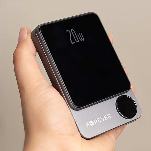 BATTERIE DE SECOURS 5.000 MAH MAGSAFE INDUCTION AFFICHAGE DIGITAL