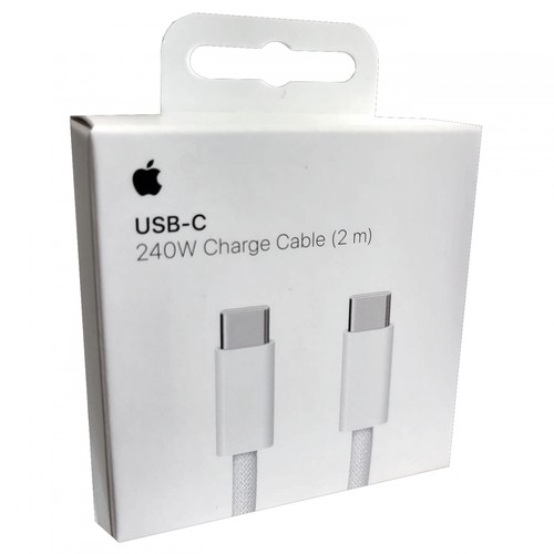 CABLE CHARGE RAPIDE ET SYNCHRO USB-C VERS USB-C 2M (240W) - TISSÉ - MYQT3ZM/A - ORIGINE APPLE