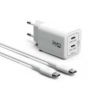 CHARGEUR SECTEUR RAPIDE 2 USB-C + CABLE 2M