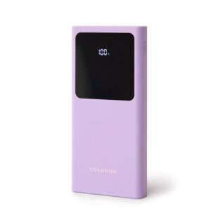 BATTERIE DE SECOURS 10 000 MAH AFFICHAGE DIGITAL LAVANDE