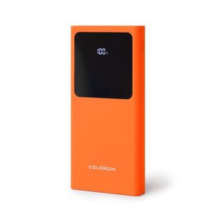 BATTERIE DE SECOURS 10 000 MAH AFFICHAGE DIGITAL ORANGE