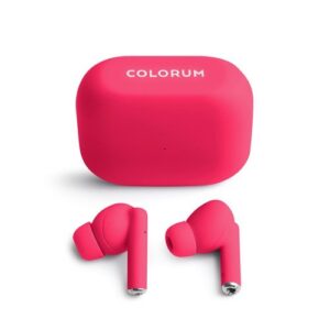 ECOUTEURS - INTRA AURICULAIRES - BLUETOOTH 5.3 - COLORUM ROUGE