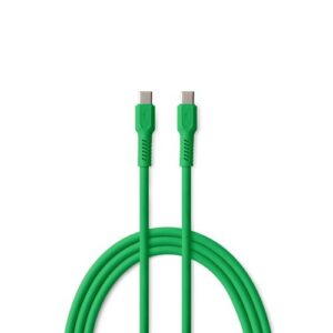 CABLE CHARGE USB-C VERS USB-C PD (60W) - LONGUEUR 1.8M - COLORUM VERT