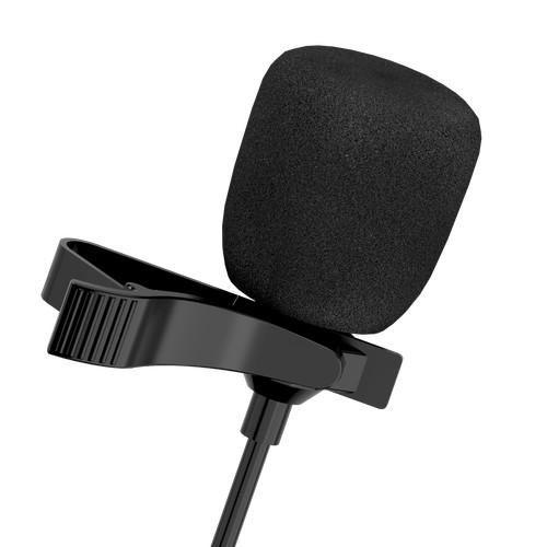 MICROPHONE CRAVATE FILAIRE LIGHTNING AVEC PINCE