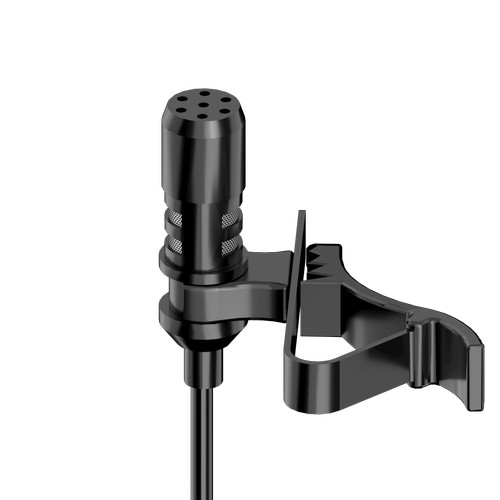 MICROPHONE CRAVATE FILAIRE LIGHTNING AVEC PINCE