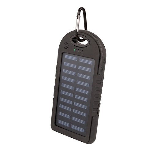 BATTERIE DE SECOURS SOLAIRE 5 000 MAH NOIRE - SETTY