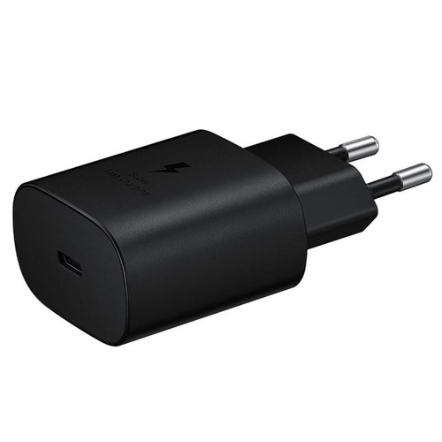 CHARGEUR SECTEUR RAPIDE USB-C 25W PD NOIR - EP-TA800NBE - ORIGINE SAMSUNG