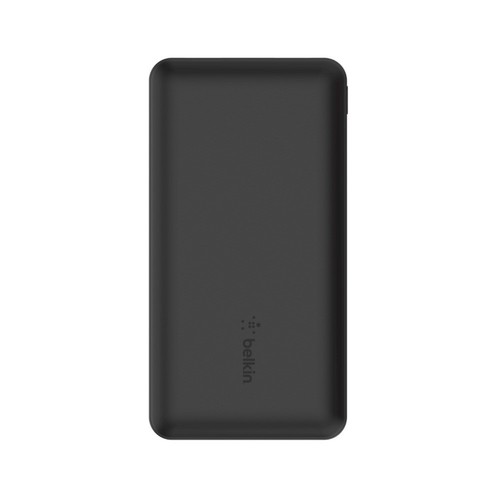 BATTERIE DE SECOURS 10 000 MAH NOIRE AVEC 3 SORTIES 1 USB-C ET 2 USB-A