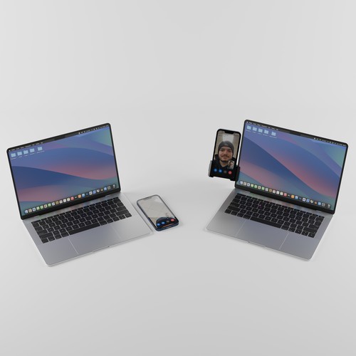 SUPPORT TELEPHONE UNIVERSEL POUR ECRAN PC/MAC - CLIP UNIVERSEL AVEC ANGLE REGLABLE 160°