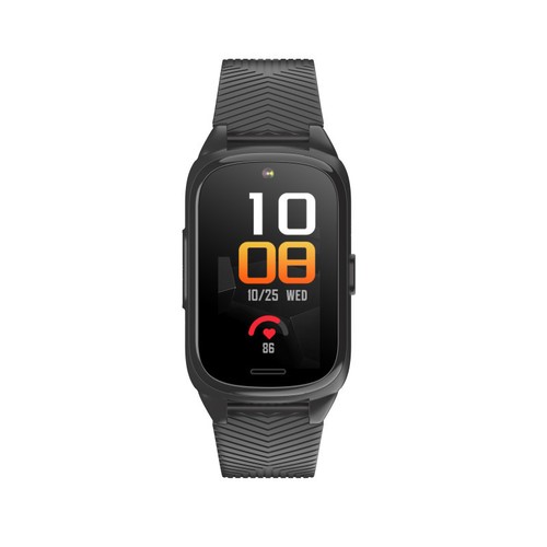 MONTRE CONNECTEE INTELLIGENTE 2G/4G ALERTE DE CHUTE OU D'INACTIVITE - FREQUENCE CARDIAQUE - IP67 – NOIRE