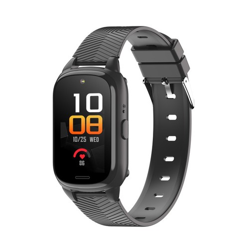 MONTRE CONNECTEE INTELLIGENTE 2G/4G ALERTE DE CHUTE OU D'INACTIVITE - FREQUENCE CARDIAQUE - IP67 – NOIRE
