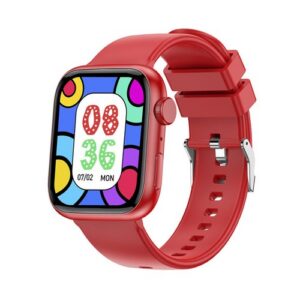 MONTRE CONNECTEE IGO - FREQUENCE CARDIAQUE - IP67 – BLUETOOTH 5.3 - ROUGE