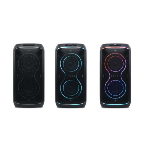 ENCEINTE PORTABLE PARTY BOX 300W USB / AUX / BLUETOOTH 5.3 + MICROPHONE INCLUS + LUMIERE D'AMBIANCE - MUSE