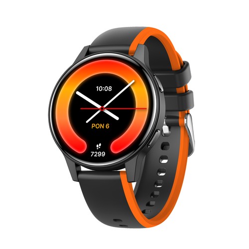 MONTRE CONNECTEE INTELLIGENTE IGO WATCH 4 – ASSISTANT VOCAL - FREQUENCE CARDIAQUE - IP67 – ECRAN AMOLED - BLUETOOTH 5.3 - NOIRE
