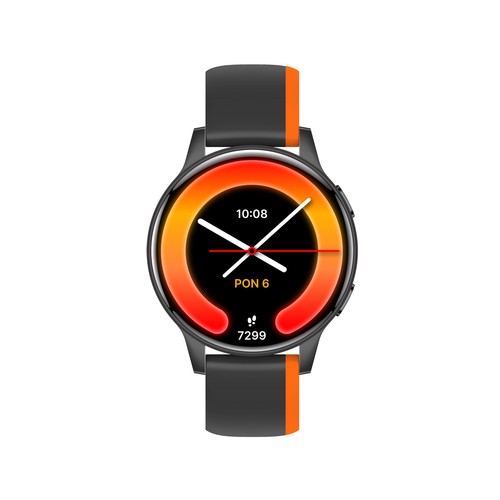 MONTRE CONNECTEE INTELLIGENTE IGO WATCH 4 – ASSISTANT VOCAL - FREQUENCE CARDIAQUE - IP67 – ECRAN AMOLED - BLUETOOTH 5.3 - NOIRE