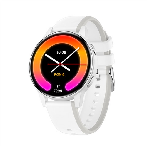 MONTRE CONNECTEE INTELLIGENTE IGO WATCH 4 – ASSISTANT VOCAL - FREQUENCE CARDIAQUE - IP67 – ECRAN AMOLED - BLUETOOTH 5.3 - BLANC