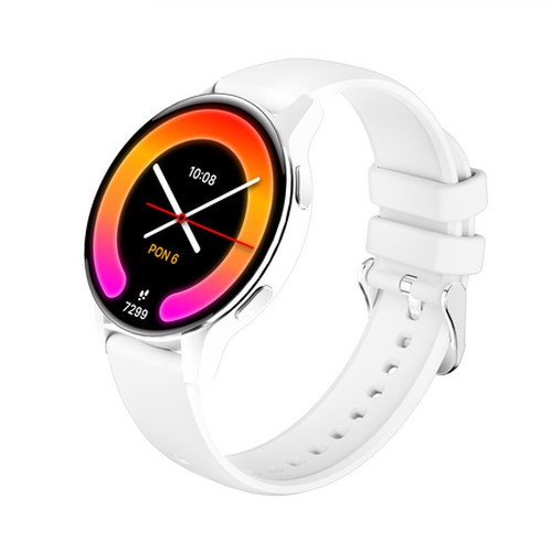 MONTRE CONNECTEE INTELLIGENTE IGO WATCH 4 – ASSISTANT VOCAL - FREQUENCE CARDIAQUE - IP67 – ECRAN AMOLED - BLUETOOTH 5.3 - BLANC