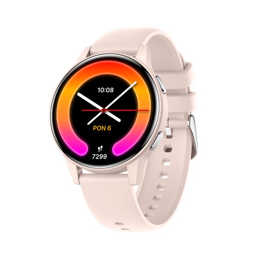 MONTRE CONNECTEE INTELLIGENTE IGO WATCH 4 – ASSISTANT VOCAL - FREQUENCE CARDIAQUE - IP67 – ECRAN AMOLED - BLUETOOTH 5.3 - ROSE