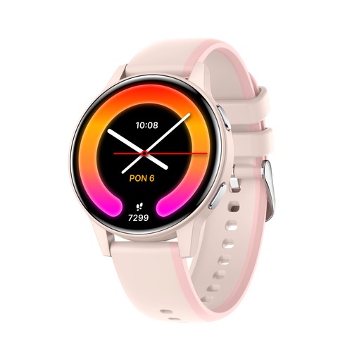 MONTRE CONNECTEE INTELLIGENTE IGO WATCH 4 – ASSISTANT VOCAL - FREQUENCE CARDIAQUE - IP67 – ECRAN AMOLED - BLUETOOTH 5.3 - ROSE