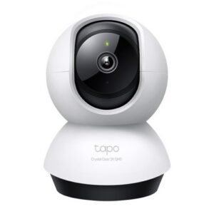 CAMERA WIFI DE SECURITE POUR INTERIEUR AVEC ENREGISTREMENT - ROTATIVE 360° ET INCLINABLE 114° - VIDEO 2K 4MP QHD - TAPO