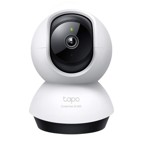CAMERA WIFI DE SECURITE POUR INTERIEUR AVEC ENREGISTREMENT - ROTATIVE 360° ET INCLINABLE 114° - VIDEO 2K 4MP QHD - TAPO