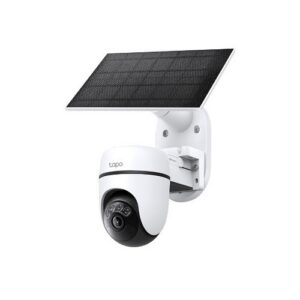 KIT CAMERA WIFI POUR EXTERIEUR AVEC PANNEAU SOLAIRE - ROTATIVE 360° ET INCLINABLE 130° - VIDEO 2K 3MP - TAPO