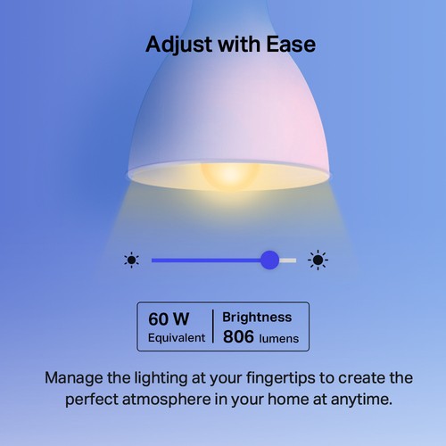 AMPOULE CONNECTEE WIFI MULTICOLORE AVEC COMMANDE A DISTANCE - COMMANDE VOCALE - TAPO