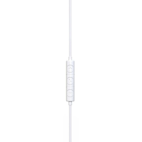 KIT PIETON ECOUTEURS CLASSIQUES TYPE-C + TELECOMMANDE + MICRO BLANC - JAYM®