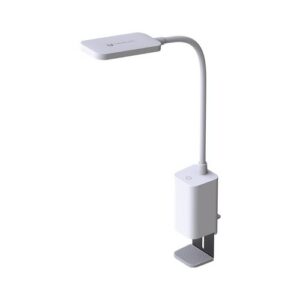 LAMPE DE CHEVET / BUREAU *CLIP* - ECLAIRAGE LED 6W - BATTERIE 1 200MAH - BLANCHE - FOREVER FLB-10
