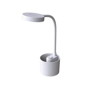 LAMPE DE CHEVET / BUREAU *PEN* - ECLAIRAGE LED 5W 3 INTENSITÉS - BATTERIE 1 200MAH - BLANCHE - FOREVER FLB-20