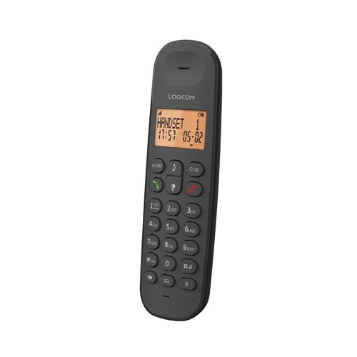 TELEPHONE DECT ILOA 150 SOLO 1 POSTE - MAINS LIBRES - NOIR - LOGICOM