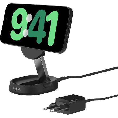 STATION DE RECHARGE RETRACTABLE AVEC INDUCTION Qi2 15W POUR IPHONE - NOIR - BELKIN