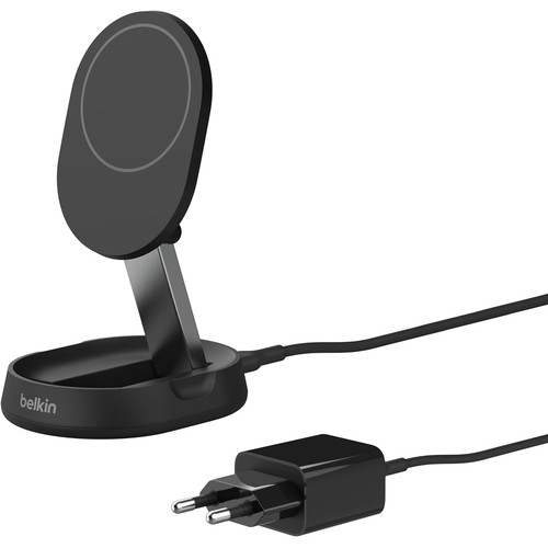 STATION DE RECHARGE RETRACTABLE AVEC INDUCTION Qi2 15W POUR IPHONE - NOIR - BELKIN
