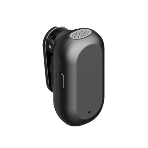 PACK 2 MICROPHONES CRAVATE 2 EN 1 SANS FIL AVEC PINCE + BOITIER DE RECHARGE - TRANS. USB-C - HD NOISE CANC. ANC - NOIR - DEVIA