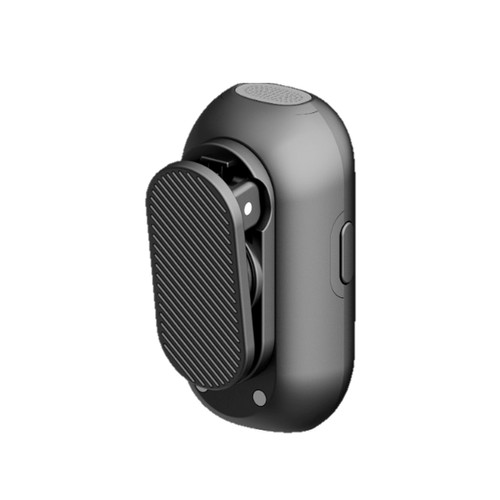 PACK 2 MICROPHONES CRAVATE 2 EN 1 SANS FIL AVEC PINCE + BOITIER DE RECHARGE - TRANS. USB-C - HD NOISE CANC. ANC - NOIR - DEVIA
