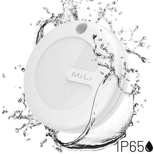 LOCALISATEUR D'OBJETS - TAG UNIVERSEL CERTIFIÉ APPLE FIND MY® ET ANDROID LOCALISATOR® - FORMAT PORTE CLÉS - BLANC - MILI