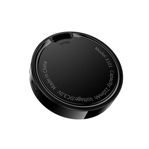 LOCALISATEUR D'OBJETS - TAG UNIVERSEL CERTIFIÉ APPLE FIND MY® ET ANDROID FIND MY DEVICE® - FORMAT PORTE CLÉS - NOIR - HOCO
