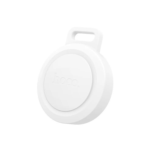 LOCALISATEUR D'OBJETS - TAG UNIVERSEL CERTIFIÉ APPLE FIND MY® ET ANDROID FIND MY DEVICE® - FORMAT PORTE CLÉS - BLANC - HOCO