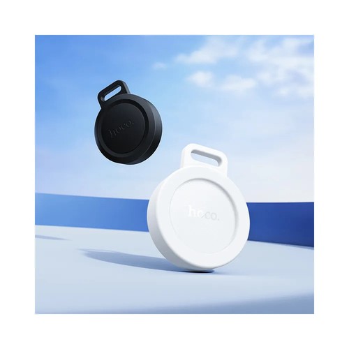LOCALISATEUR D'OBJETS - TAG UNIVERSEL CERTIFIÉ APPLE FIND MY® ET ANDROID FIND MY DEVICE® - FORMAT PORTE CLÉS - BLANC - HOCO