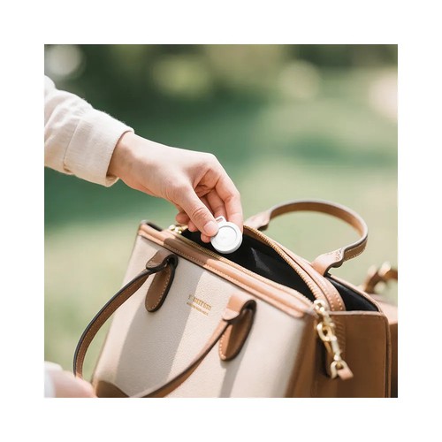 LOCALISATEUR D'OBJETS - TAG UNIVERSEL CERTIFIÉ APPLE FIND MY® ET ANDROID FIND MY DEVICE® - FORMAT PORTE CLÉS - BLANC - HOCO
