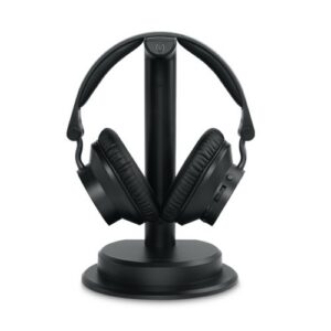 CASQUE TV BLUETOOTH 5.3 + BASE CHARGE & ÉMETTEUR + LONGUE AUTONOMIE - NOIR - MUSE