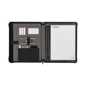 PADFOLIO ZIPPÉ AVEC POIGNÉES DE TRANSPORT - VENTURE - NOIR - WENGER