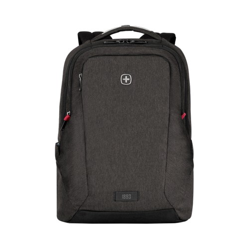 SAC À DOS POUR ORDINATEUR PORTABLE 16’’ AVEC POCHE POUR TABLETTE - MX PROFESSIONAL - GRIS CHINÉ - WENGER