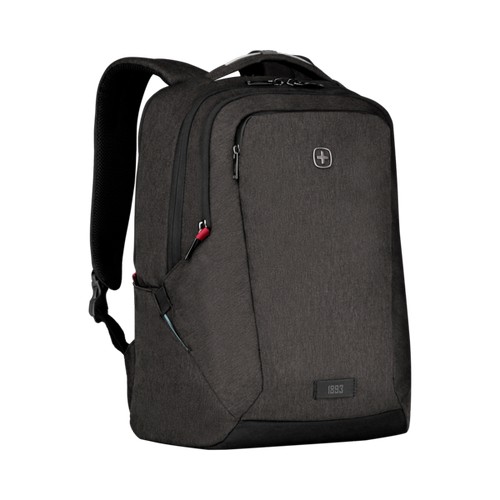 SAC À DOS POUR ORDINATEUR PORTABLE 16’’ AVEC POCHE POUR TABLETTE - MX PROFESSIONAL - GRIS CHINÉ - WENGER